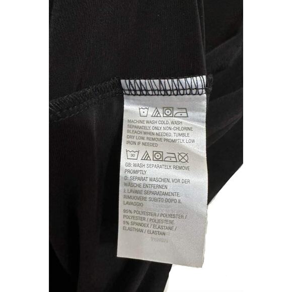 Susan Graver Women's Cut Out Half Sleeve‎ Black Tunic Top Sz XXS - Picture 4 of 6